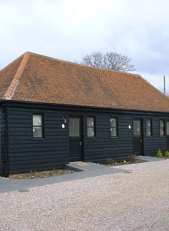 Completed barn conversion into B&B accommodation