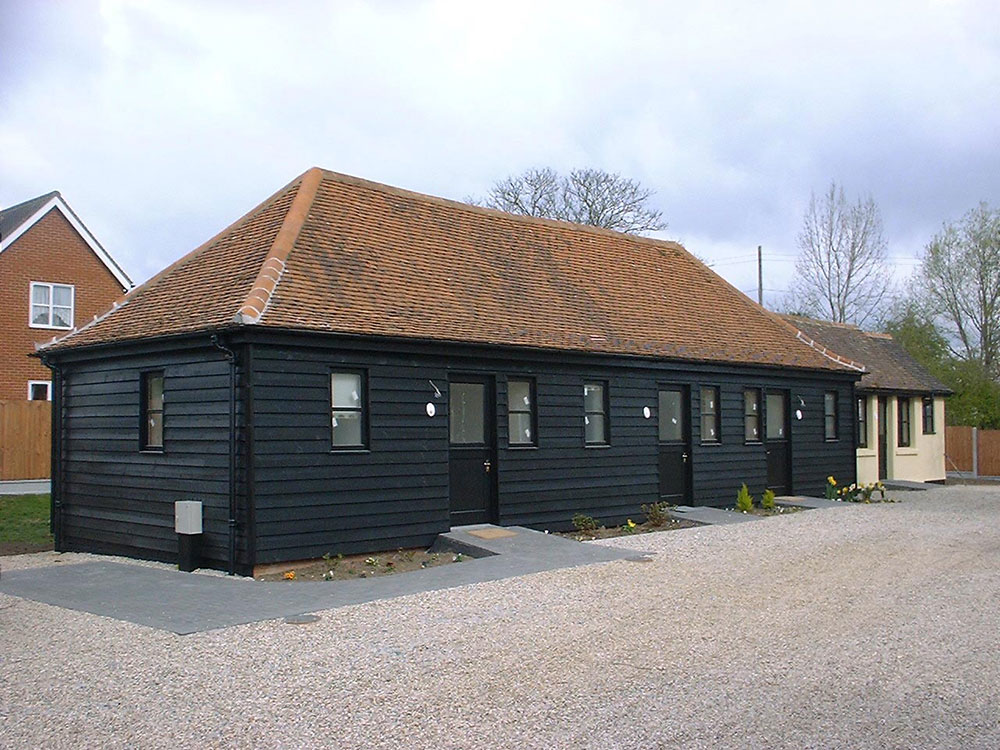 Completed barn conversion into B&B accommodation